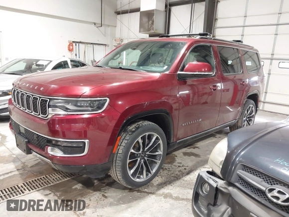 2022 Jeep Wagoneer Series III with VIN 1C4SJVDT4NS113100, listed as a IAAI auction lot 41727706 with 64,694 mi miles and . Bid and sale history available at DreamBid. Image 17.