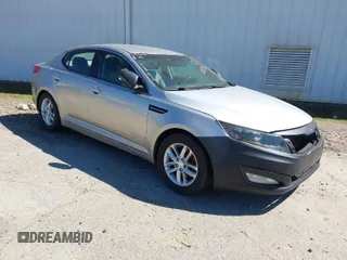 2013 Kia Optima LX with VIN 5XXGM4A78DG174862, listed as a IAAI auction lot 41823436 with 202,202 mi miles. Bid and sale history available at carsss.com. Image 1.