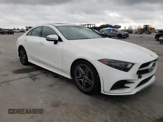 2019 Mercedes-Benz CLS with VIN WDD2J5JB8KA021152, listed as a Copart auction lot 52467054 with 0 mi miles. Bid and sale history available at carsss.com. Image 4.