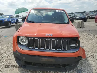 2015 Jeep Renegade Sport with VIN ZACCJBAT3FPC23361, listed as a Copart auction lot 62801114 with Not Provided miles and Salvage Title. Bid and sale history available at DreamBid. Image 5.