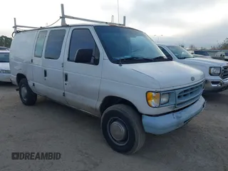1999 Ford Econoline Cargo Commercial with VIN 1FTNE24L3XHB84868, listed as a IAAI auction lot 41151145 with 450,651 mi miles and . Bid and sale history available at carsss.com. Image 1.