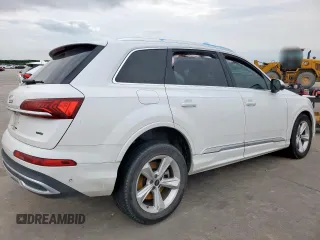 2022 Audi Q7 Premium z VIN WA1AJBF78ND014501, wystawiony jako Copart lot #58668255 z przebiegiem Nie podano mil oraz Szkoda całkowita • Salvage title. Historia ofert i sprzedaży dostępna na DreamBid. Obrazek 3.