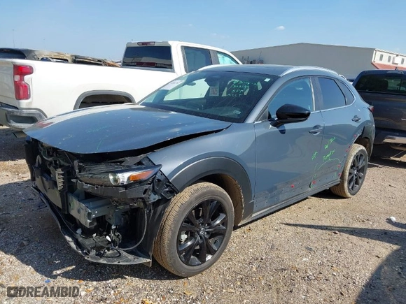 2024 Mazda CX-30 2.5 S Carbon Edition with VIN 3MVDMBCM6RM682780, listed as a IAAI auction lot 41882767 with NaN miles. Bid and sale history available at carsss.com. Image 2.