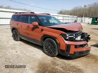 2025 Hyundai Santa Fe Calligraphy z VIN 5NMP54GL3SH074443, wystawiony jako Copart lot #49164985 z przebiegiem 295 mil mil oraz Szkoda całkowita • Salvage title. Historia ofert i sprzedaży dostępna na DreamBid. Obrazek 4.