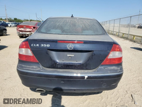 2009 Mercedes-Benz CLK 350 with VIN WDBTJ56HX9F268227, listed as a Copart auction lot 75247554 with 223,958 mi miles and Clean Title. Bid and sale history available at DreamBid. Image 6.
