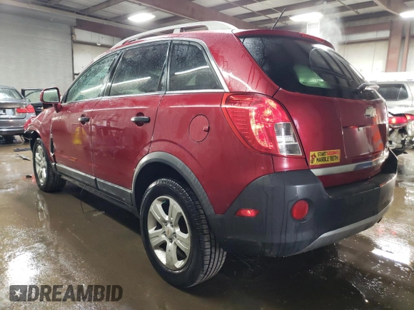 2013 Chevrolet Captiva Sport LS with VIN 3GNAL2EK7DS577647, listed as a Copart auction lot 52230965 with 117,516 mi miles and Salvage Title. Bid and sale history available at carsss.com. Image 2.