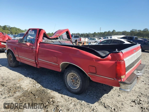 1993 Ford F-150 with VIN 1FTEF15N9PNA64694, listed as a Copart auction lot 75443244 with 0 mi miles and Non Repairable. Bid and sale history available at carsss.com. Image 2.