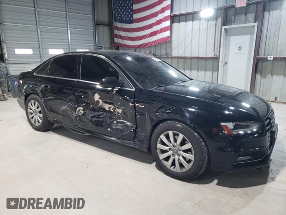 2015 Audi A4 Premium with VIN WAUBFAFL7FN035173, listed as a Copart auction lot 45149095 with 138,168 mi miles and Salvage Title. Bid and sale history available at carsss.com. Image 4.