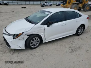 2021 Toyota Corolla LE with VIN 5YFEPMAE1MP206006, listed as a Copart auction lot 53228715 with 34,267 mi miles and Salvage Title. Bid and sale history available at DreamBid. Image 1.