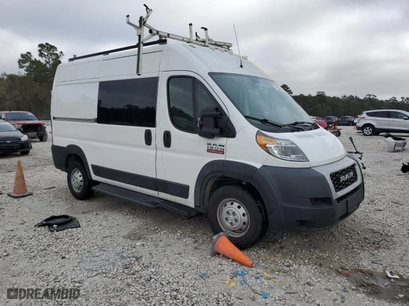 2020 Ram ProMaster Cargo Van with VIN 3C6TRVBG7LE116325, listed as a Copart auction lot 86352694 with 30,230 mi miles and Salvage Title. Bid and sale history available at carsss.com. Image 4.