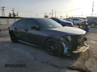 2024 Honda Civic Sport with VIN 2HGFE2F53RH544299, listed as a Copart auction lot 43572105 with 78,806 mi miles and Salvage Title. Bid and sale history available at DreamBid. Image 4.