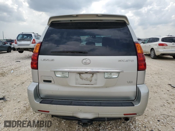 2004 Lexus GX 470 with VIN JTJBT20X840061432, listed as a Copart auction lot 54204055 with 200,484 mi miles and Salvage Title. Bid and sale history available at carsss.com. Image 6.