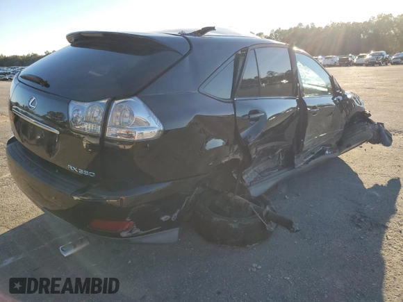 2006 Lexus RX with VIN 2T2GA31U96C047861, listed as a Copart auction lot 46599555 with 293,563 mi miles and Salvage Title. Bid and sale history available at carsss.com. Image 3.