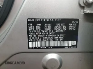 2016 Honda HR-V LX with VIN 3CZRU6H39GM702932, listed as a Copart auction lot 49084075 with 78,625 mi miles and Salvage Title. Bid and sale history available at carsss.com. Image 13.