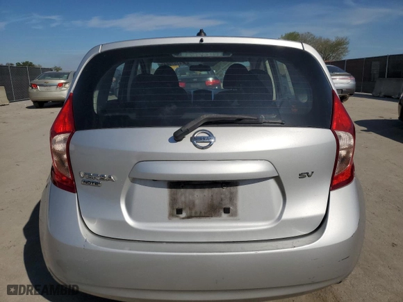 2016 Nissan Versa Note S with VIN 3N1CE2CP6GL407372, listed as a Copart auction lot 47570645 with 179,440 mi miles and Salvage Title. Bid and sale history available at carsss.com. Image 6.