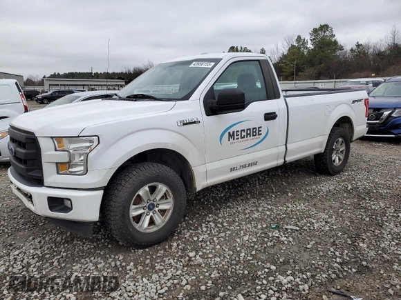 2017 Ford F-150 XL with VIN 1FTMF1C87HKD66688, listed as a Copart auction lot 43956155 with 191,424 mi miles and Salvage Title. Bid and sale history available at carsss.com. Image 1.