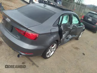 2015 Audi A3 2.0T Premium with VIN WAUBFGFF0F1005212, listed as a IAAI auction lot 41733880 with 131,853 mi miles. Bid and sale history available at carsss.com. Image 4.