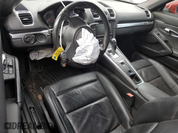 2014 Porsche Boxster с VIN WP0CA2A84ES120776, выставлен на аукционе Copart как лот 55260155 с пробегом 63 891 миль миль и Списание • Salvage title. История ставок и продаж доступна на DreamBid. Изображение 8.