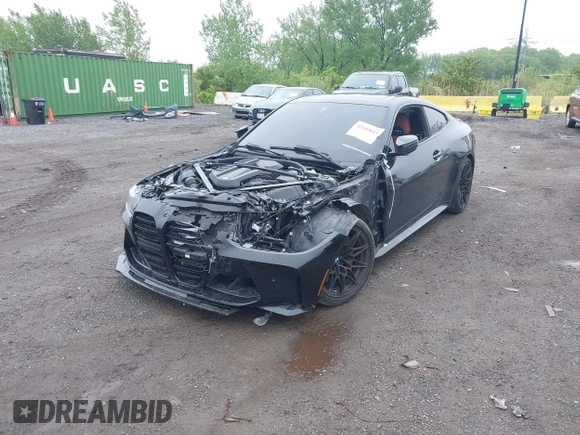 2022 BMW M4 Competition xDrive с VIN WBS43AZ04NCJ24059, выставлен на аукционе IAAI как лот 42182813 с пробегом 27 682 миль миль и . История ставок и продаж доступна на DreamBid. Изображение 20.