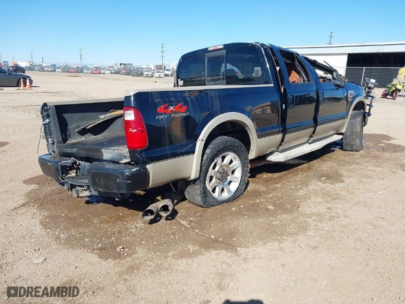 2008 Ford Super Duty F-250 SRW XL with VIN 1FTSW21R58EA22252, listed as a IAAI auction lot 41593611 with 1 mi miles. Bid and sale history available at carsss.com. Image 4.