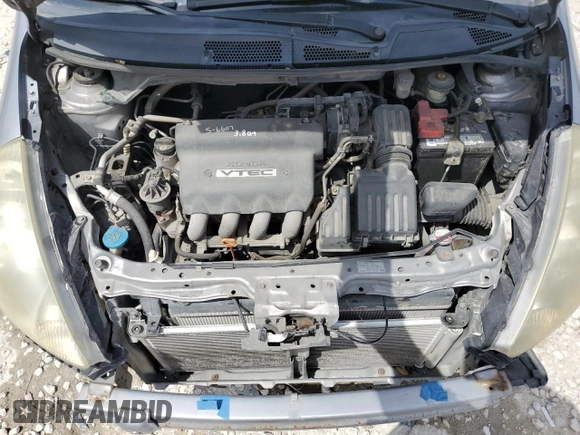 2008 Honda Fit Sport with VIN JHMGD37668S060698, listed as a Copart auction lot 53722995 with 204,346 mi miles and Salvage Title. Bid and sale history available at carsss.com. Image 12.