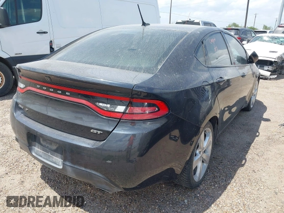 2014 Dodge Dart GT with VIN 1C3CDFEB9ED865875, listed as a IAAI auction lot 42037517 with 177,700 mi miles. Bid and sale history available at carsss.com. Image 4.