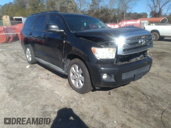 2010 Toyota Sequoia SR5 with VIN 5TDZM5G15AS001408, listed as a IAAI auction lot 41351847 with 268,240 mi miles. Bid and sale history available at carsss.com. Image 1.
