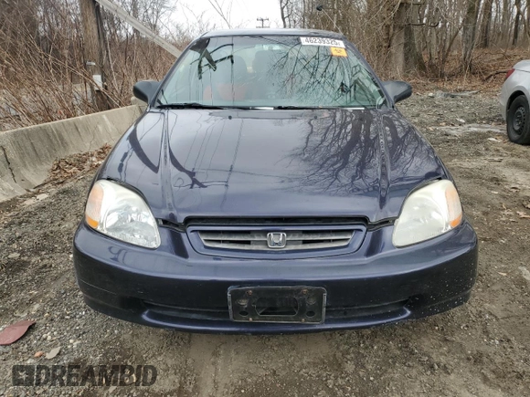 1998 Honda Civic CX with VIN 2HGEJ6325WH113841, listed as a Copart auction lot 46239325 with 79,471 mi miles and Salvage Title. Bid and sale history available at carsss.com. Image 5.