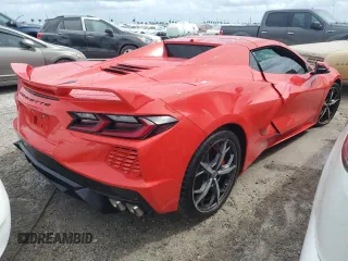 2021 Chevrolet Corvette 3LT with VIN 1G1YC3D46M5103255, listed as a Copart auction lot 73980654 with 0 mi miles and Salvage Title. Bid and sale history available at carsss.com. Image 3.