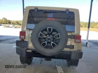 2018 Jeep Wrangler JK Unlimited Sahara with VIN 1C4BJWEGXJL889159, listed as a Copart auction lot 76523774 with 77,528 mi miles and Salvage Title. Bid and sale history available at carsss.com. Image 6.