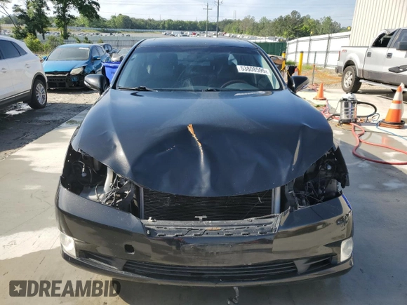 2012 Lexus ES 330 with VIN JTHBK1EG1C2482337, listed as a Copart auction lot 53808595 with 197,267 mi miles and Salvage title. Bid and sale history available at DreamBid. Image 5.