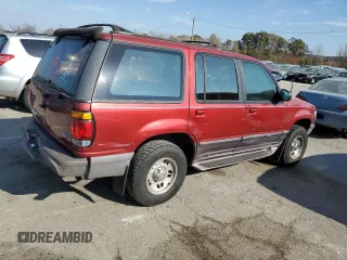 1997 Ford Explorer XLT with VIN 1FMDU35PXVUA56388, listed as a Copart auction lot 78156994 with 185,864 mi miles and Salvage title. Bid and sale history available at DreamBid. Image 3.