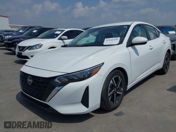 2024 Nissan Sentra SV with VIN 3N1AB8CV0RY297135, listed as a IAAI auction lot 42166329 with 83,038 mi miles and . Bid and sale history available at DreamBid. Image 2.
