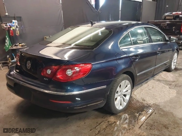2012 Volkswagen CC Sport PZEV with VIN WVWMP7ANXCE552323, listed as a IAAI auction lot 41797712 with NaN miles. Bid and sale history available at carsss.com. Image 4.