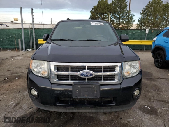 2011 Ford Escape XLT with VIN 1FMCU0D76BKB22633, listed as a Copart auction lot 52345405 with 134,266 mi miles and Clean Title. Bid and sale history available at carsss.com. Image 5.