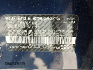 2014 Mitsubishi Lancer ES with VIN JA32U2FU1EU017892, listed as a IAAI auction lot 42392598 with 211,856 mi miles and . Bid and sale history available at DreamBid. Image 9.