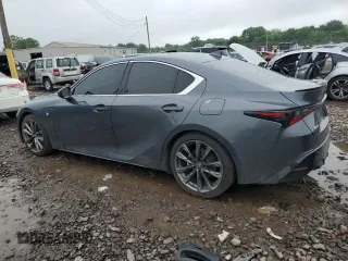 2021 Lexus IS 350 F Sport with VIN JTHGZ1E29M5020923, listed as a Copart auction lot 61129195 with 66,167 mi miles and Salvage title. Bid and sale history available at DreamBid. Image 2.