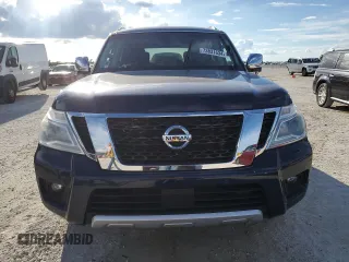2017 Nissan Armada SL with VIN JN8AY2NC6H9511168, listed as a Copart auction lot 73831634 with Not Provided miles and Salvage Title. Bid and sale history available at carsss.com. Image 5.