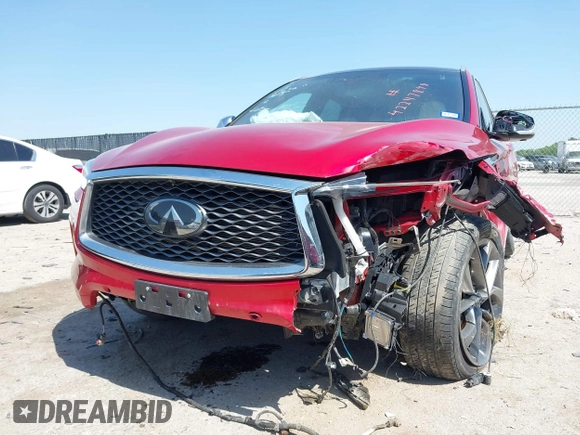 2021 Infiniti QX50 Autograph with VIN 3PCAJ5DB0MF111875, listed as a IAAI auction lot 42247848 with 27,418 mi miles and . Bid and sale history available at DreamBid. Image 6.