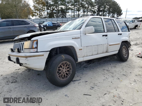 1995 Jeep Grand Cherokee Limited with VIN 1J4GZ78Y2SC788413, listed as a Copart auction lot 80297444 with 309,566 mi miles and Salvage Title. Bid and sale history available at carsss.com. Image 1.