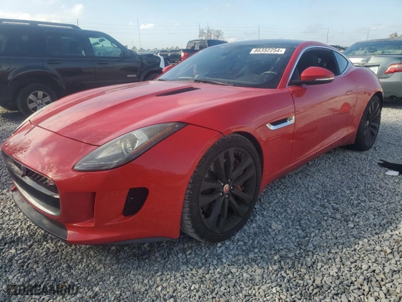 2015 Jaguar F-TYPE V6 S with VIN SAJWA6BC3F8K11710, listed as a Copart auction lot 86352254 with 0 mi miles and Non Repairable. Bid and sale history available at carsss.com. Image 1.