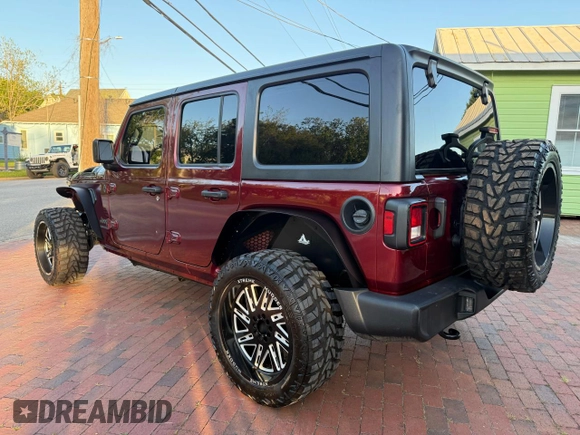 2021 Jeep Wrangler Unlimited Willys with VIN 1C4HJXDNXMW680247, listed as a Copart auction lot 57000145 with 77,407 mi miles and Clean Title. Bid and sale history available at DreamBid. Image 3.