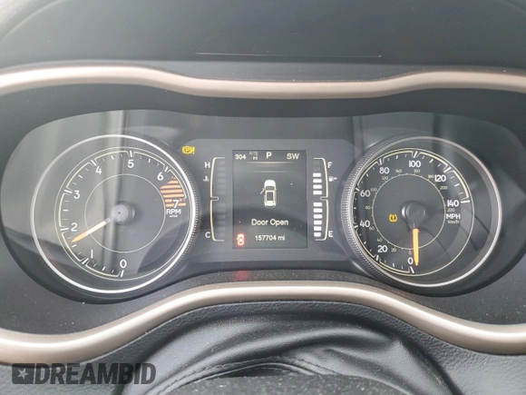 2016 Jeep Cherokee Latitude with VIN 1C4PJMCB5GW270008, listed as a Copart auction lot 43928675 with 157,704 mi miles and Salvage Title. Bid and sale history available at carsss.com. Image 9.