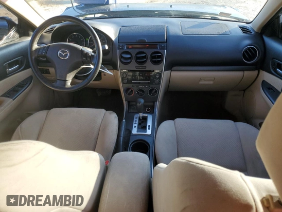 2007 Mazda 6 i Sport VE with VIN 1YVHP84C675M12612, listed as a Copart auction lot 87363974 with 169,934 mi miles and Salvage Title. Bid and sale history available at DreamBid. Image 8.