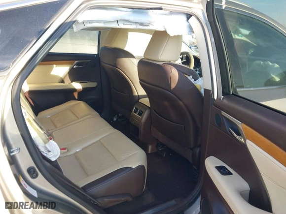 2017 Lexus RX with VIN 2T2BZMCA8HC094605, listed as a IAAI auction lot 41229579 with 125607 miles. Bid and sale history available at carsss.com. Image 8.