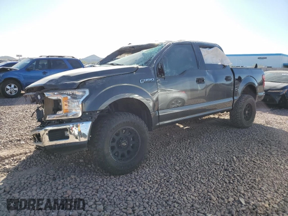 2020 Ford F-150 XL with VIN 1FTEW1C45LKD11649, listed as a Copart auction lot 44363805 with 81,106 mi miles and Salvage Title. Bid and sale history available at carsss.com. Image 1.