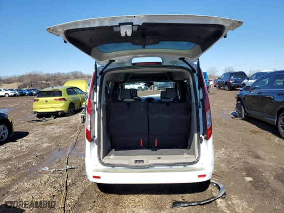 2016 Ford Transit Connect Wagon Titanium with VIN NM0GE9G77G1230921, listed as a Copart auction lot 47053135 with 94,108 mi miles and Salvage Title. Bid and sale history available at carsss.com. Image 6.