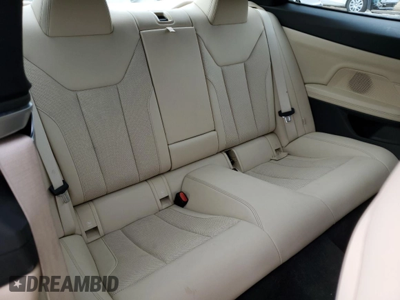 2022 BMW 4 Series 430i xDrive with VIN WBA73AP01NCH62891, listed as a Copart auction lot 43807205 with 49,658 mi miles and Salvage Title. Bid and sale history available at DreamBid. Image 10.