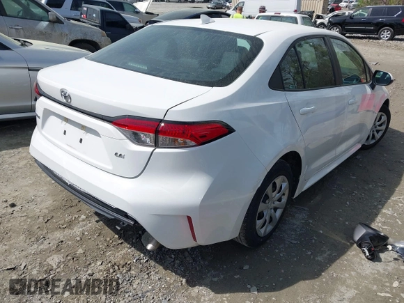 2024 Toyota Corolla LE with VIN 5YFB4MDEXRP092750, listed as a IAAI auction lot 41931699 with 20,816 mi miles. Bid and sale history available at carsss.com. Image 4.
