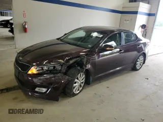 2015 Kia Optima EX z VIN 5XXGN4A77FG452974, wystawiony jako Copart lot #58179895 z przebiegiem 108 124 mil mil oraz Szkoda całkowita • Salvage title. Historia ofert i sprzedaży dostępna na DreamBid. Obrazek 1.